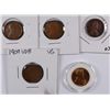 Image 1 : LOT of 5 - 1909 VDB LINCOLN CENTS