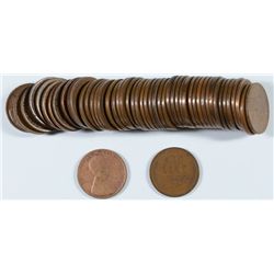 ROLL 1912-D LINCOLN CENTS AG