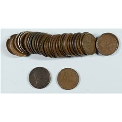 (34) 1914-S LINCOLN CENTS FAIRS