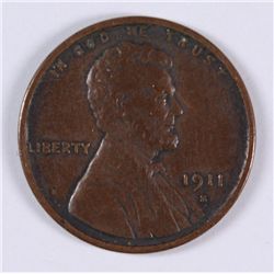 1911-S LINCOLN CENT VF