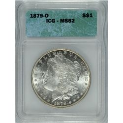 1879-O MORGAN DOLLAR ICG MS-62