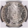 Image 2 : 1881-S MORGAN SILVER DOLLAR, NGC MS-65+   BLAST WHITE!