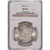 Image 1 : 1882 MORGAN SILVER DOLLAR, NGC MS-64+   SUPERB COIN!