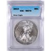 Image 1 : 2014 AMERICAN SILVER EAGLE, ICG MS-70!   PREFECT!