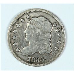 1835 BUST HALF DIME F/VF