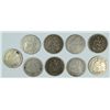 Image 1 : (9) GOOD SEATED LIBERTY QUARTERS