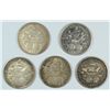 Image 1 : (5) 1893 COLUMBIAN EXPO COMMEN HALF DOLLARS