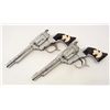 Image 1 : PAIR OF VINTAGE 1950S HOPALONG CASSIDY DIECAST CAP GUNS