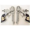 Image 3 : PAIR OF VINTAGE 1950S HOPALONG CASSIDY DIECAST CAP GUNS