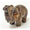 Image 1 : HAND CARVED JADE CHINESE FIGURINE - ELEPHANT