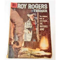 1957 DELL ROY ROGERS AND TRIGGER #115 COMIC BOOK