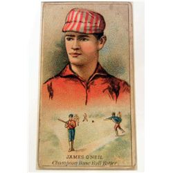 JAMES O'NEIL BASEBALL CARD 8 X 10 GICLEE CANVAS PRINT