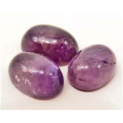 LOT OF 23 CTS OF PURPLE AFRICAN AMETHYSTS - 3 PCS