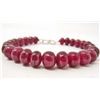 Image 1 : RUBY CABOCHON BRACELET - 130 CTS