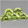 Image 1 : LOT OF 3.60 CTS OF GREEN PAKISTANI PERIDOTS - 5 PCS