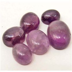 LOT OF LOT OF 23.1 CTS OF AFRICAN PURPLE AMETHYSTS - 6 PCS