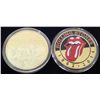 Image 1 : ROLLING STONES COMMEMORATIVE .999 GOLD CLAD COIN