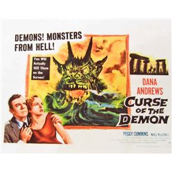 CURSE OF THE DEMON POSTER 8 X 10 GICLEE CANVAS PRINT