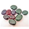 Image 1 : LOT OF 84.7 CTS OF EMERALDS, RUBIES & SAPPHIRES MIX - 10 PCS