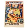 Image 1 : JOIN THE WOMEN'S LAND ARMY 8 X 10 GICLEE CANVAS PRINT