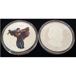 1993 SUPERMAN 75TH ANNIVERSARY SILVER CLAD COIN