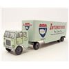 Image 1 : VINTAGE RALSTOY 16 INTERSTATE SEMI TRUCK AND TRAILER DIECAST TOY