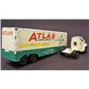 Image 2 : VINTAGE RALSTOY 16 ATLAS SEMI TRUCK AND TRAILER DIECAST TOY