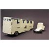 Image 2 : VINTAGE RALSTOY 12 LYON SEMI TRUCK AND TRAILER DIECAST TOY