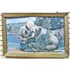 Image 1 : HAMMS BEER ADVERTISING BAR DISPLAY CARDBOARD SIGN