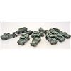 Image 1 : LOT OF 13 VINTAGE LESNEY MILITARY VEHICLE TOYS