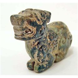 HAND CARVED JADE CHINESE PENDANT FIGURINE - BEAST