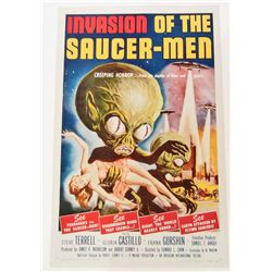 INVASION OF THE SAUCER MEN 8 X 10 GICLEE CANVAS PRINT