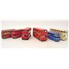 Image 1 : LOT OF 6 VINTAGE  MATCHBOX ENGLISH BUSES - 3 WITH GREY WHEELS
