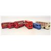 Image 2 : LOT OF 6 VINTAGE  MATCHBOX ENGLISH BUSES - 3 WITH GREY WHEELS