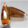 Image 1 : LOT OF 57.29 CTS OF ORANGE BRAZILIAN CITRINES - 2 PCS
