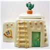 Image 1 : TREASURE CRAFT ADOBE HOUSE COOKIE JAR IN ORIGINAL BOX