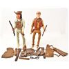 Image 1 : VINTAGE 1970'S MARX JOHNNY WEST 2 12" FIGURES AND ACCESSORIES
