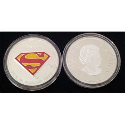 1993 SUPERMAN 75TH ANNIVERSARY SILVER CLAD COIN