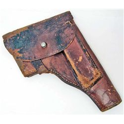 NAZI GERMAN POLISH RADOM LEATHER PISTOL HOLSTER