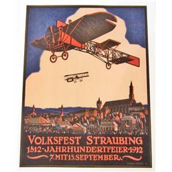 YOLKSFEST STRAUBING 1812 8 X 10 GICLEE CANVAS PRINT