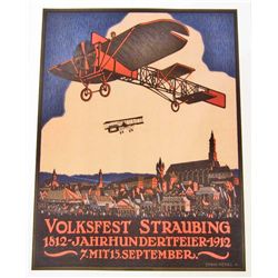 YOLKSFEST STRAUBING 1812 8 X 10 GICLEE CANVAS PRINT