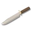 Image 1 : NEW LARGE BOWIE KNIFE WITH WOOD HANDLE & SHEATH