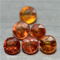 LOT OF 7.16 CTS OF ORANGE AFRICAN SAPPHIRES - 43 PCS