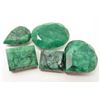 Image 1 : LOT OF 133.6 CTS OF BRAZILIAN GREEN EMERALDS - 5 PCS