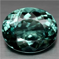 29.09 CT AQUAMARINE GREEN AFRICAN QUARTZ