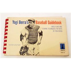 1966 "YOGI BERRA'S BASEBALL GUIDEBOOK" SOFTCOVER BOOK