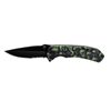Image 1 : NEW GREEN SKULL CAMO SPRING ASSIST FOLDING KNIFE