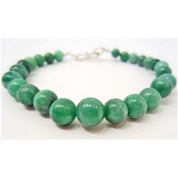 GREEN BRAZILIAN EMERALD BRACELET - 60 CTS