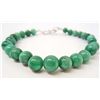 Image 1 : GREEN BRAZILIAN EMERALD BRACELET - 60 CTS
