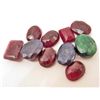 Image 1 : LOT OF 81.1 CTS OF EMERALDS, RUBIES & SAPPHIRES MIX - 10 PCS